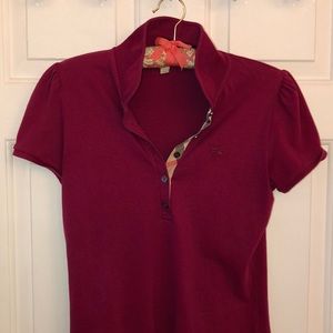 Size M Burberry Polo